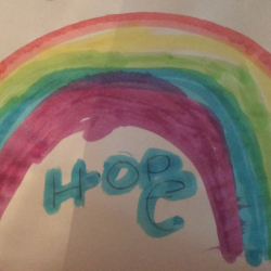 Rainbow of hope
